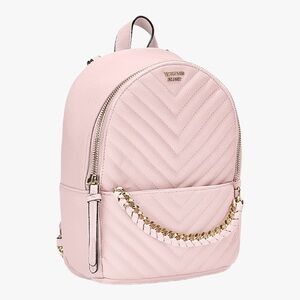 Victorias Secret Light Pink Quilted Mini Backpack